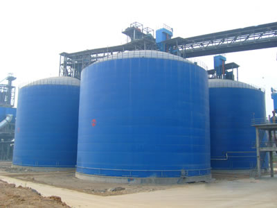 新城镇水泥钢板库改造