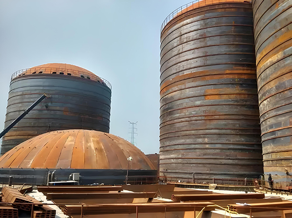 新城镇焦粉钢板仓